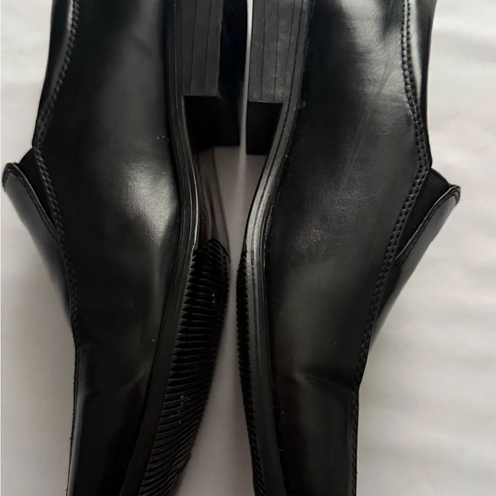 Stacy Adams Black Slip-On‎ Loafers